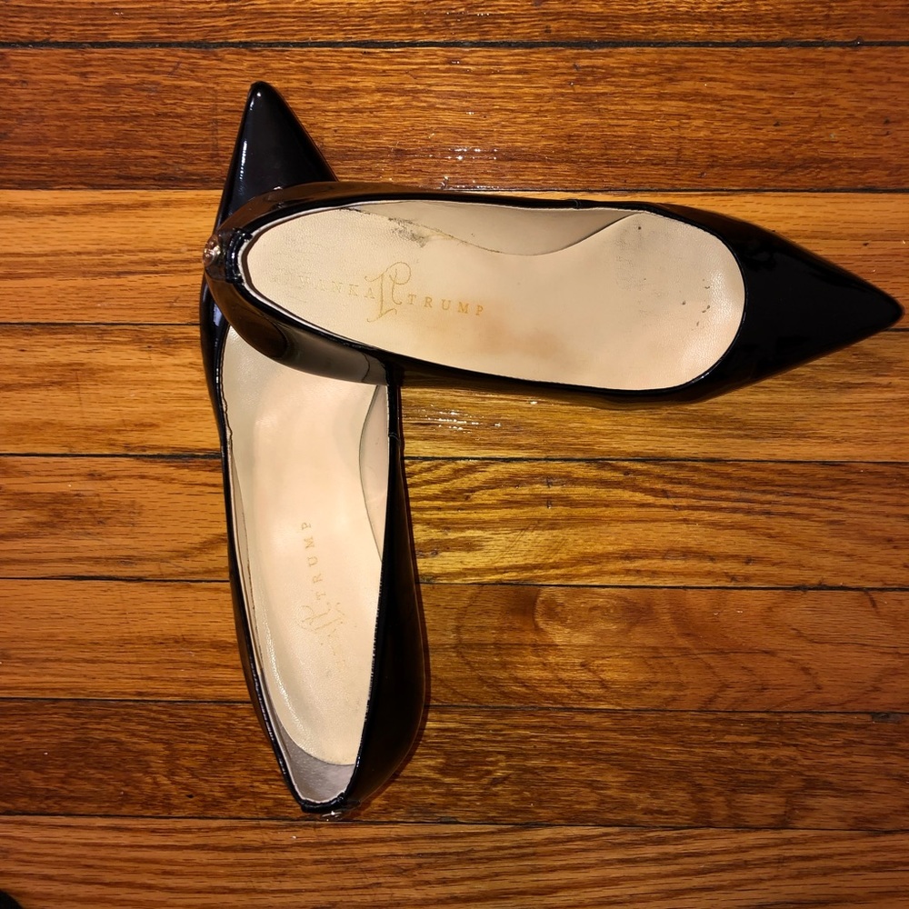 Ivanka Trump patent leather pumps.